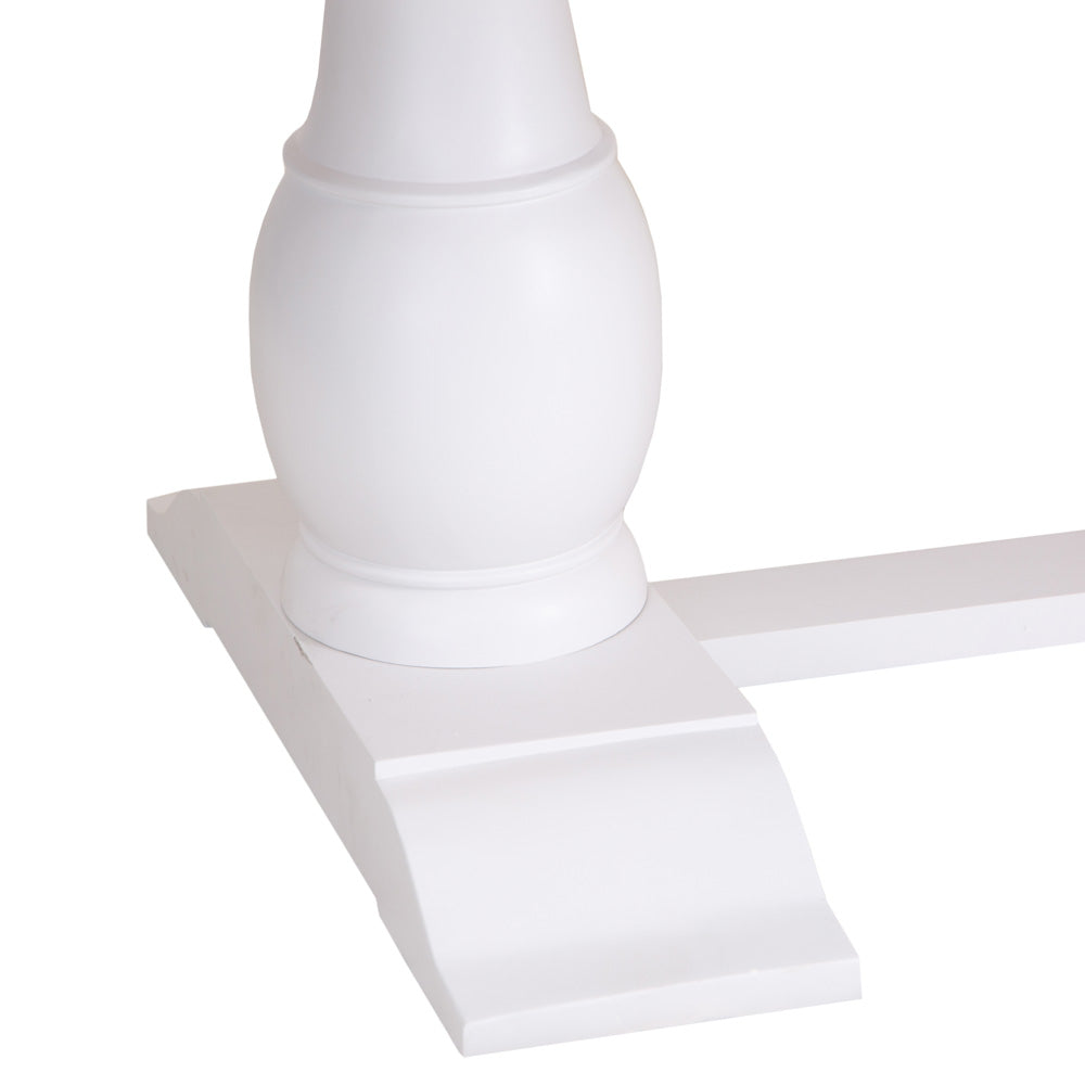 Dorset White Painted 2.2m Butterfly Extending Table