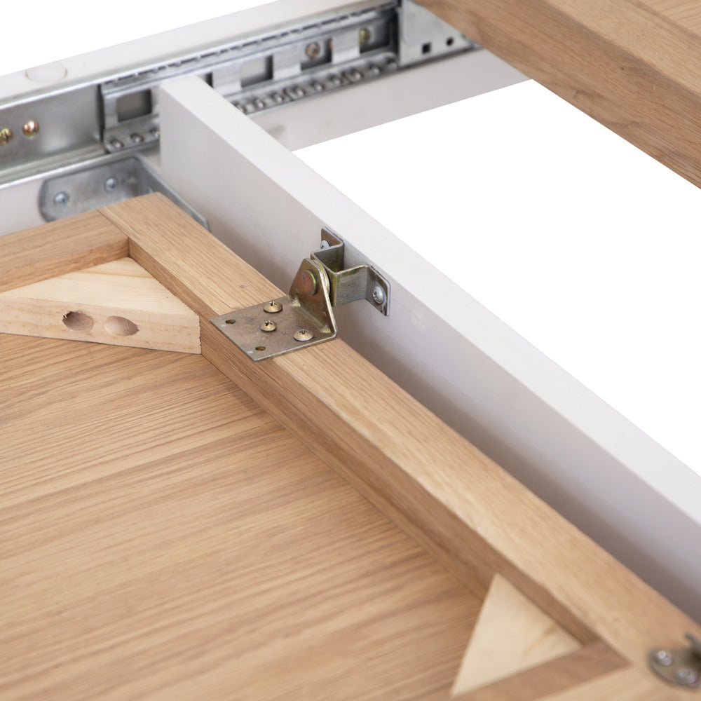 Dorset White Painted 2.2m Butterfly Extending Table