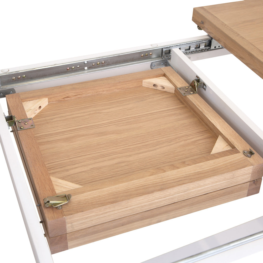 Dorset White Painted 2.2m Butterfly Extending Table