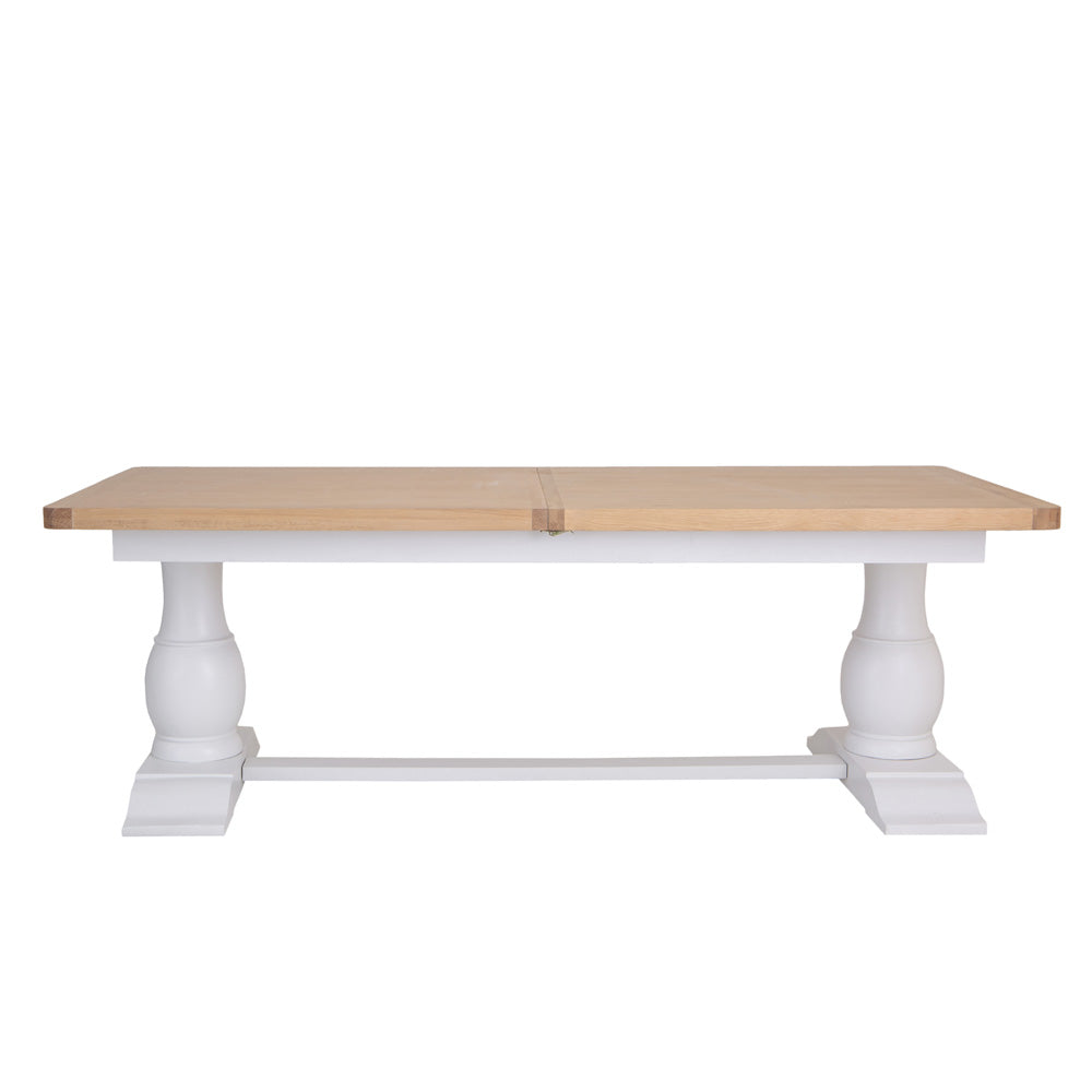 Dorset White Painted 2.2m Butterfly Extending Table