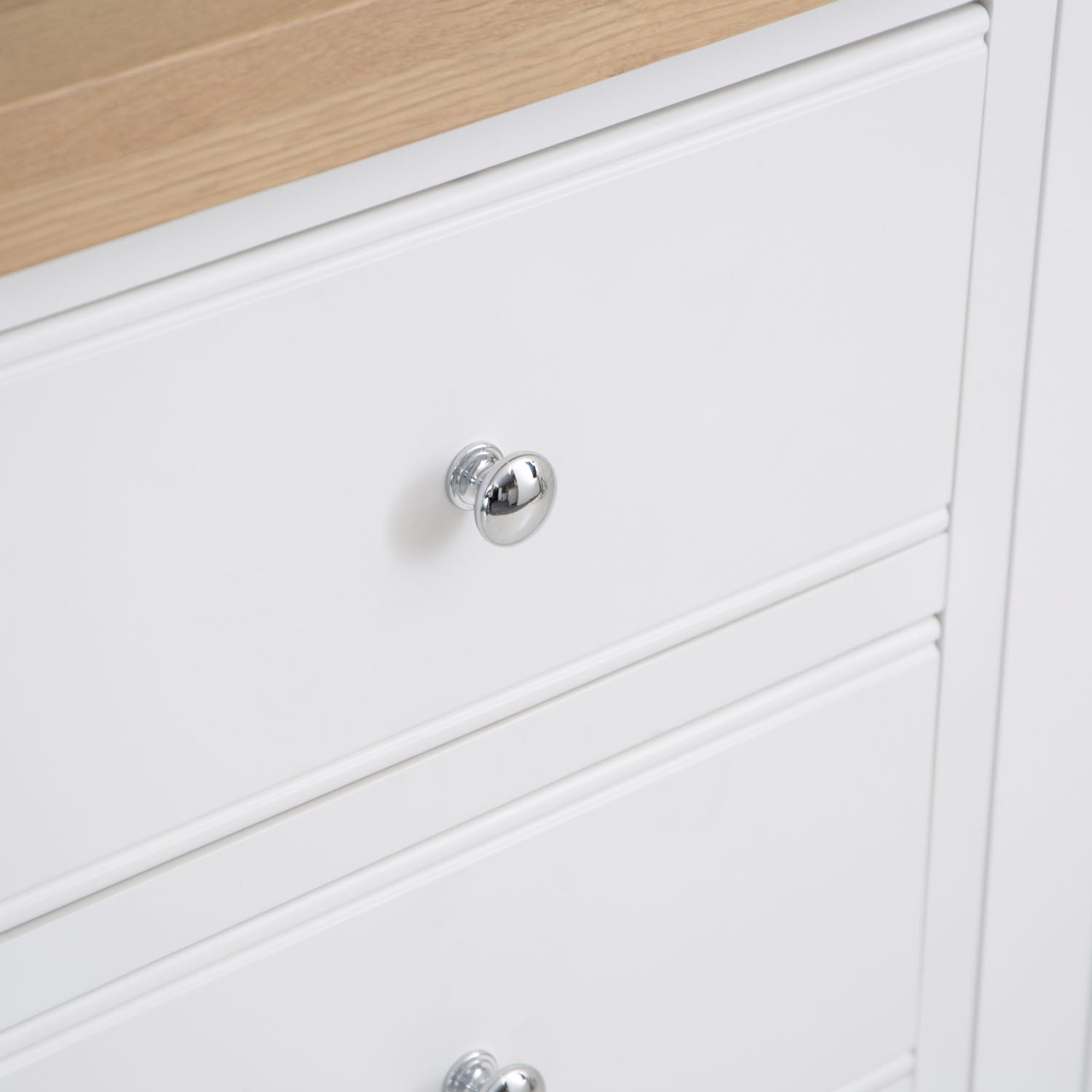 Dorset White Painted Oak 4 Door Extra Large Sideboard