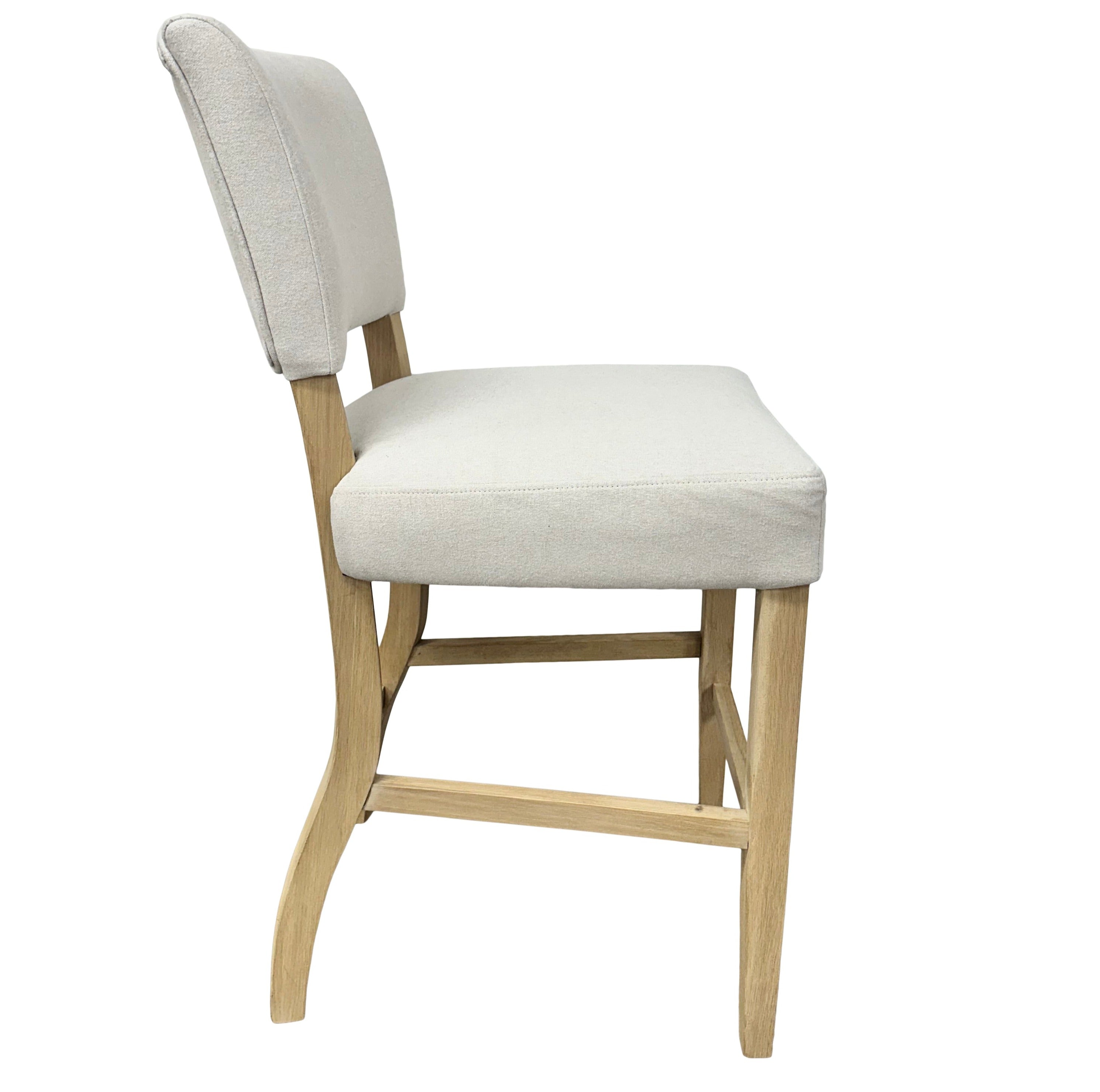 Fabric Bar Stool - Natural