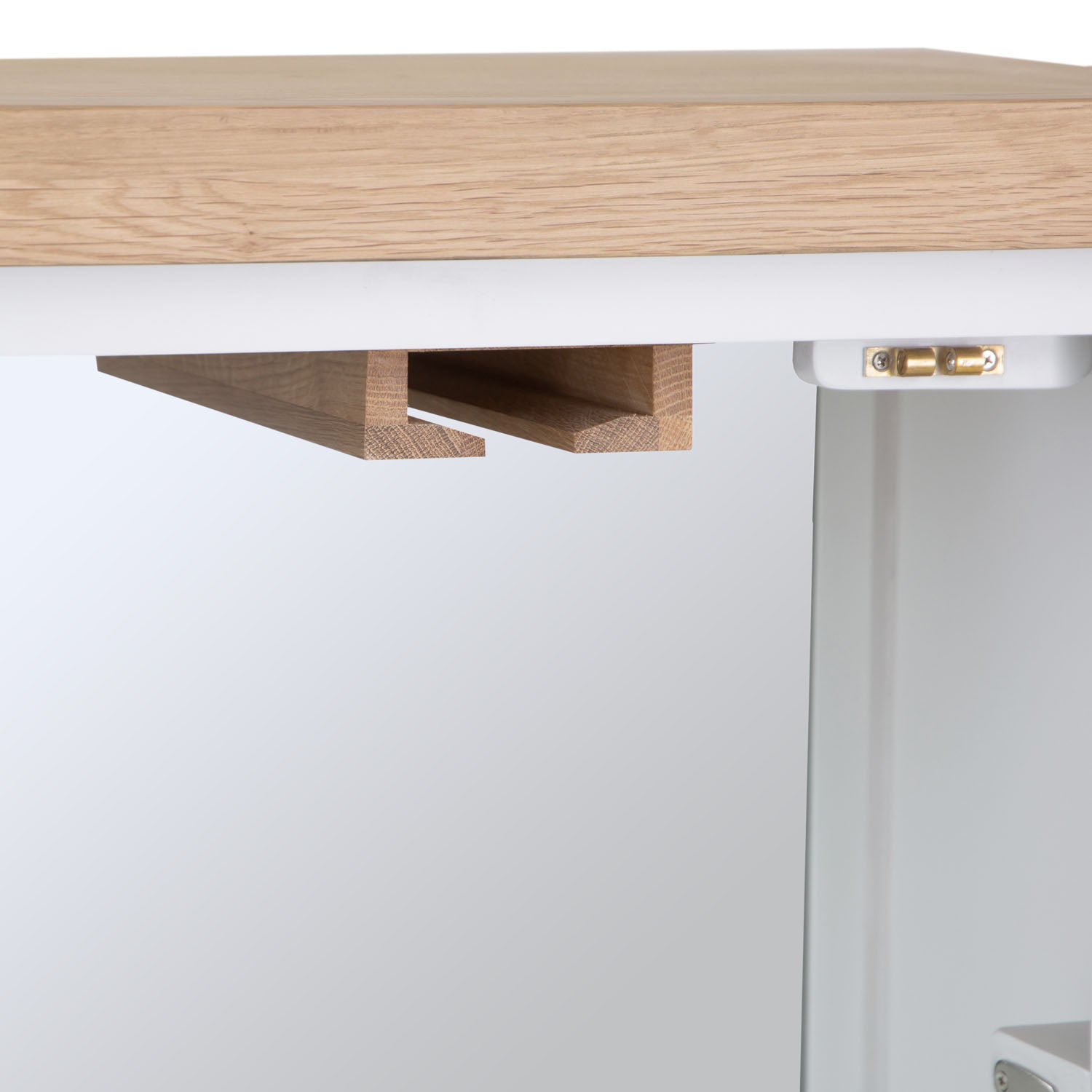 Dorset White Painted Oak Drinks Cabinet with Wine Rack