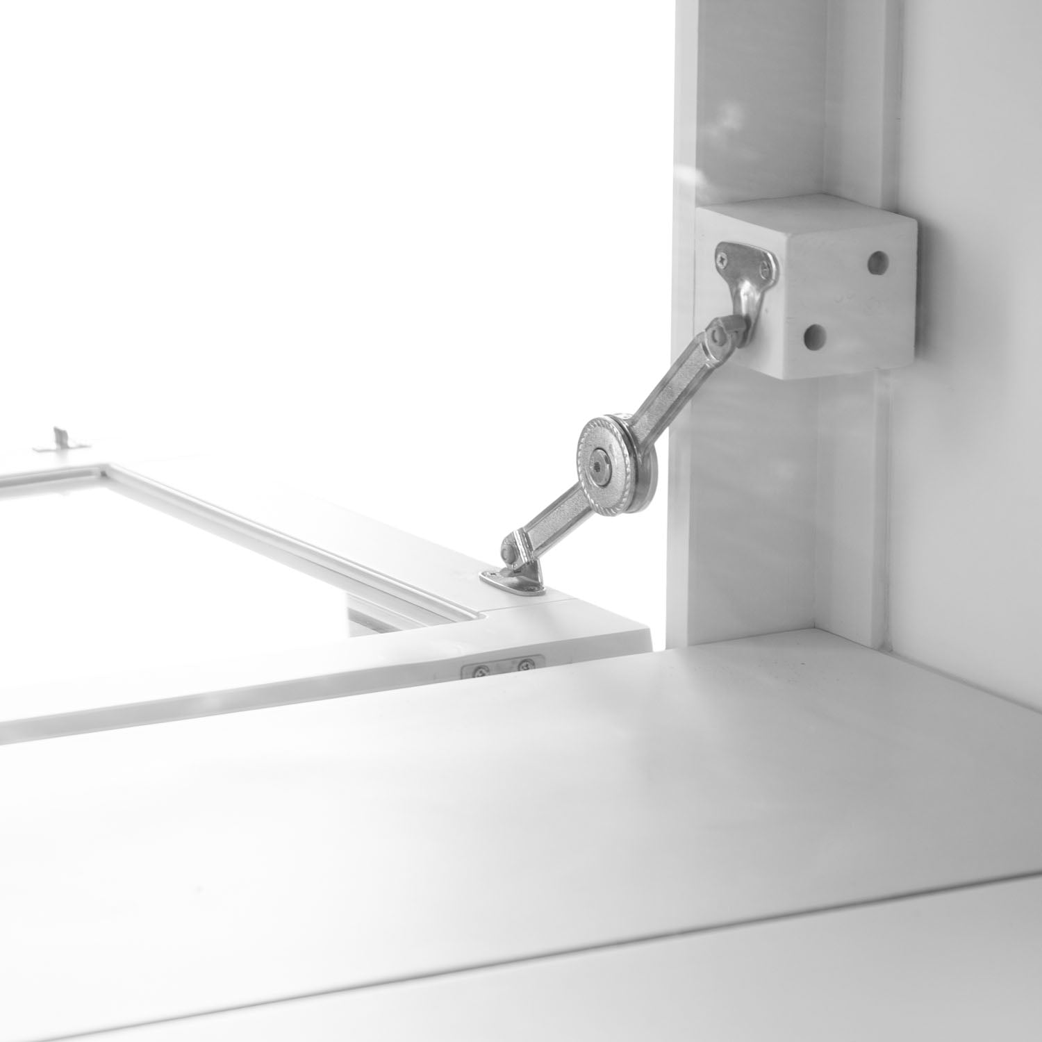 Dorset White Painted Oak Drinks Cabinet with Wine Rack