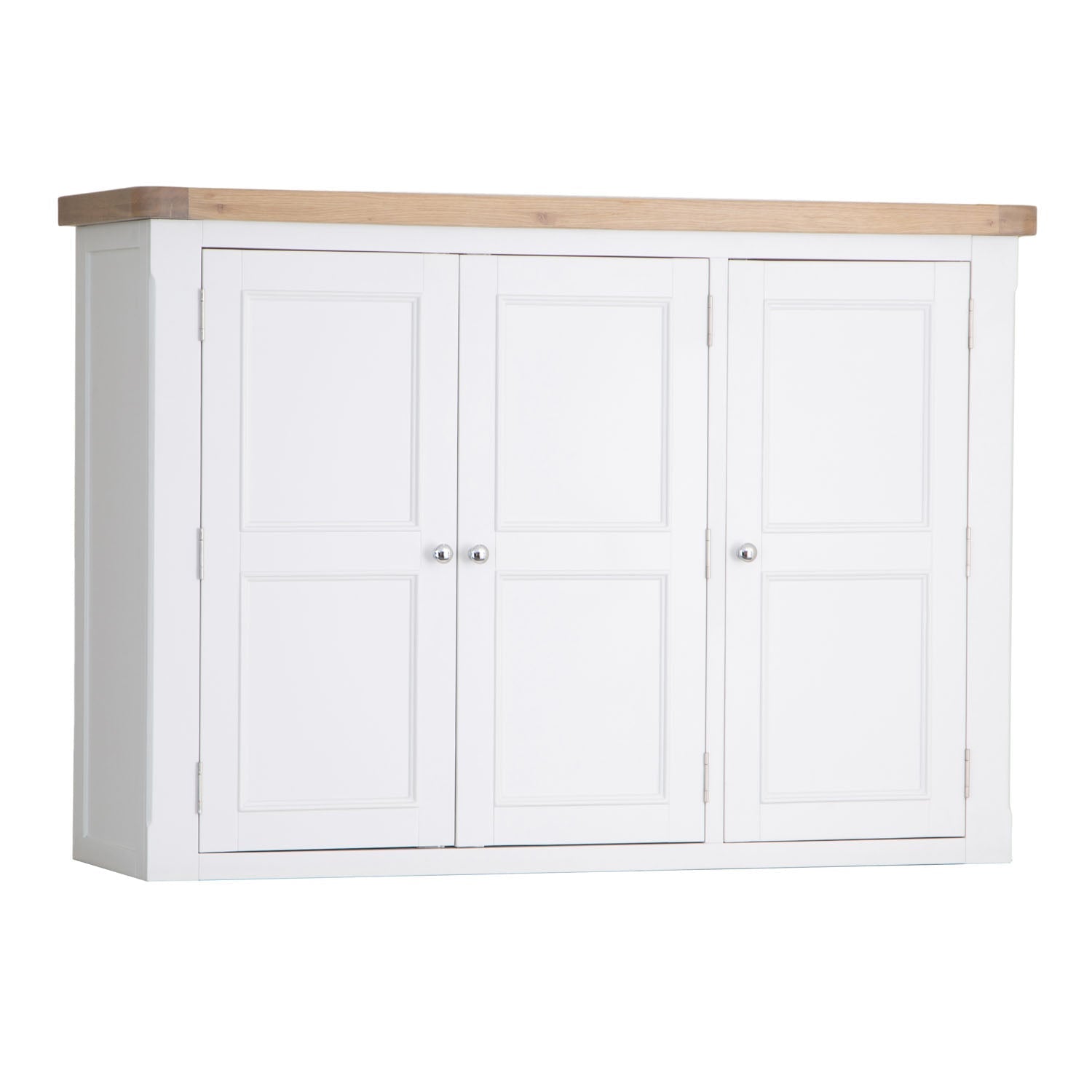 Dorset White Painted Oak Large Larder Top for Large Sideboard Wine Rack (Top Only)