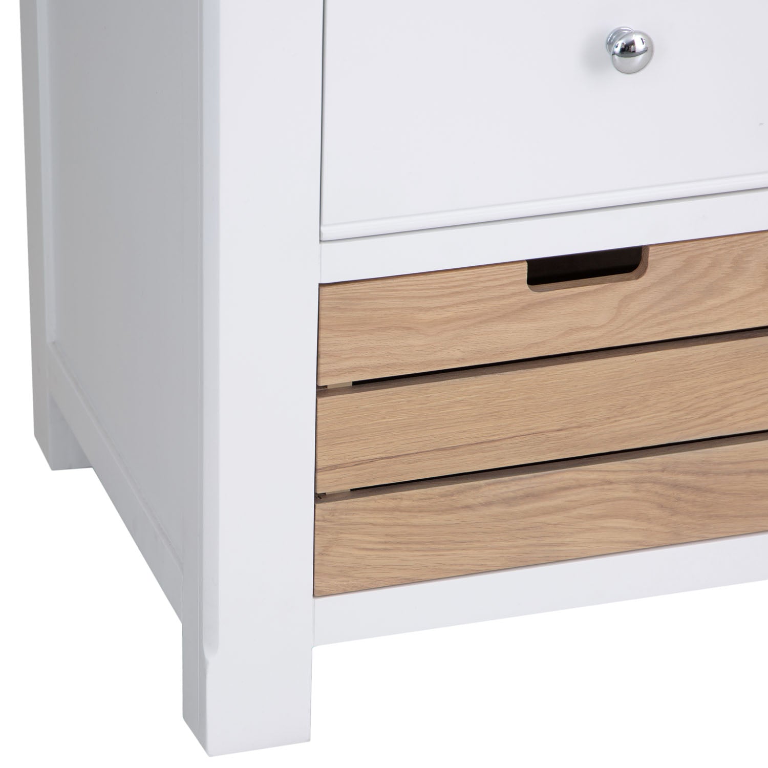 Dorset White Painted Oak Large Larder Unit