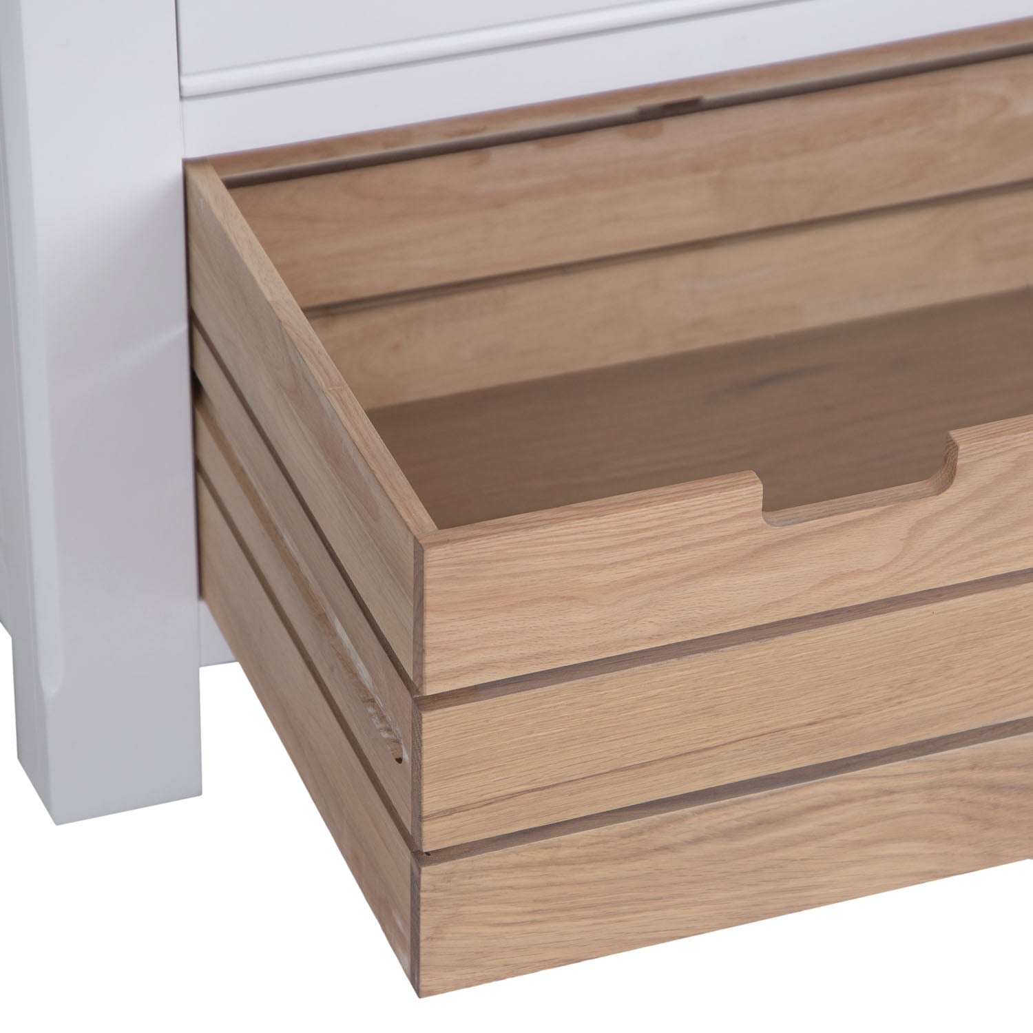 Dorset White Painted Oak Large Larder Unit