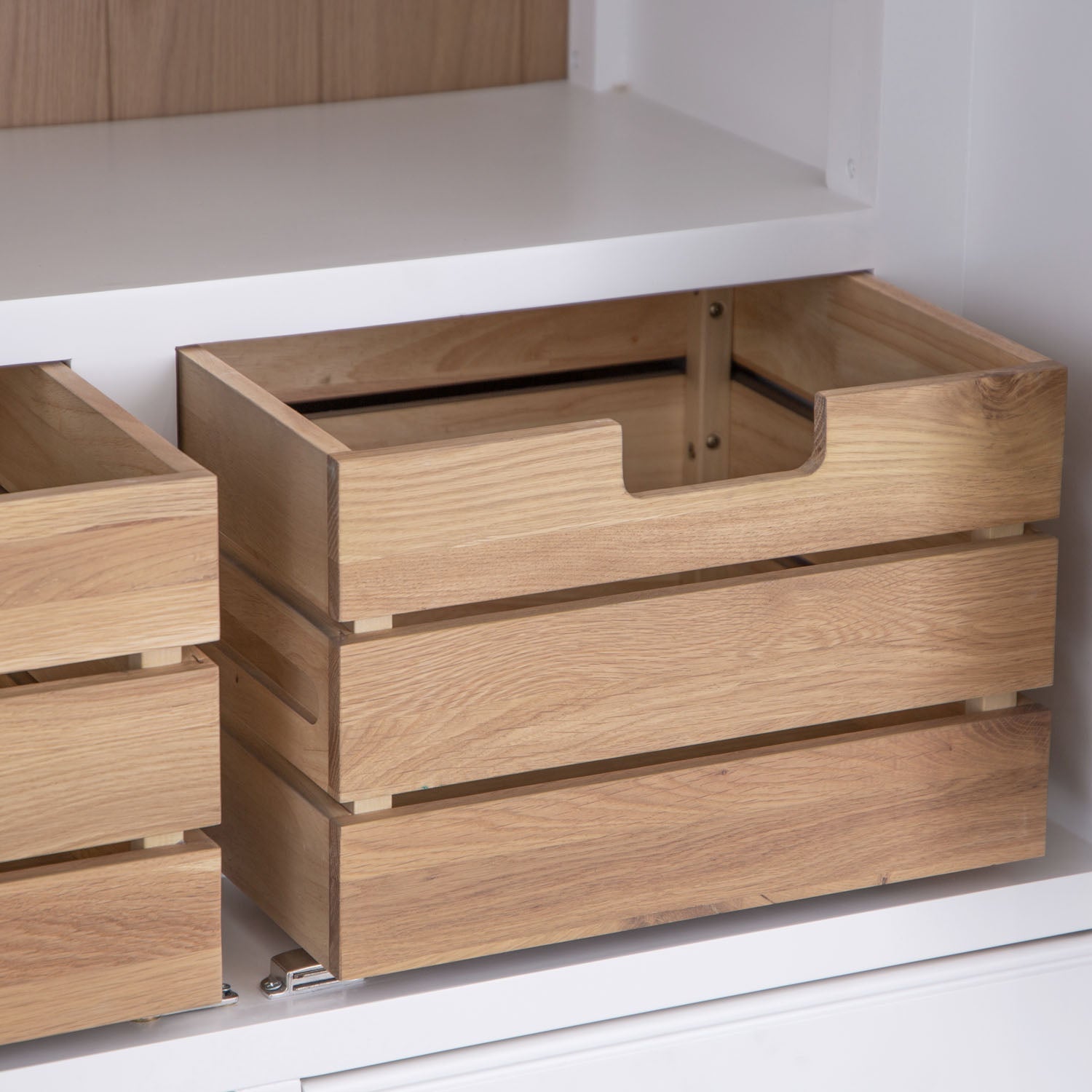 Dorset White Painted Oak Large Larder Unit