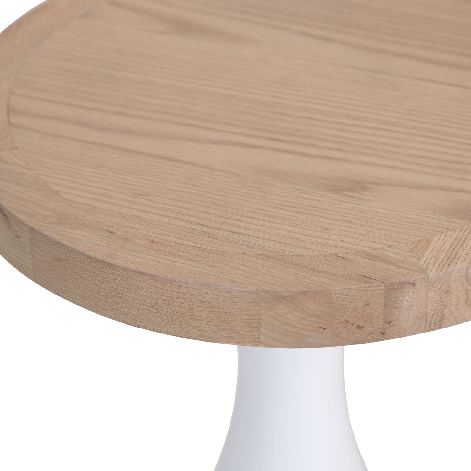 Dorset White Painted Oak Round Wine Table