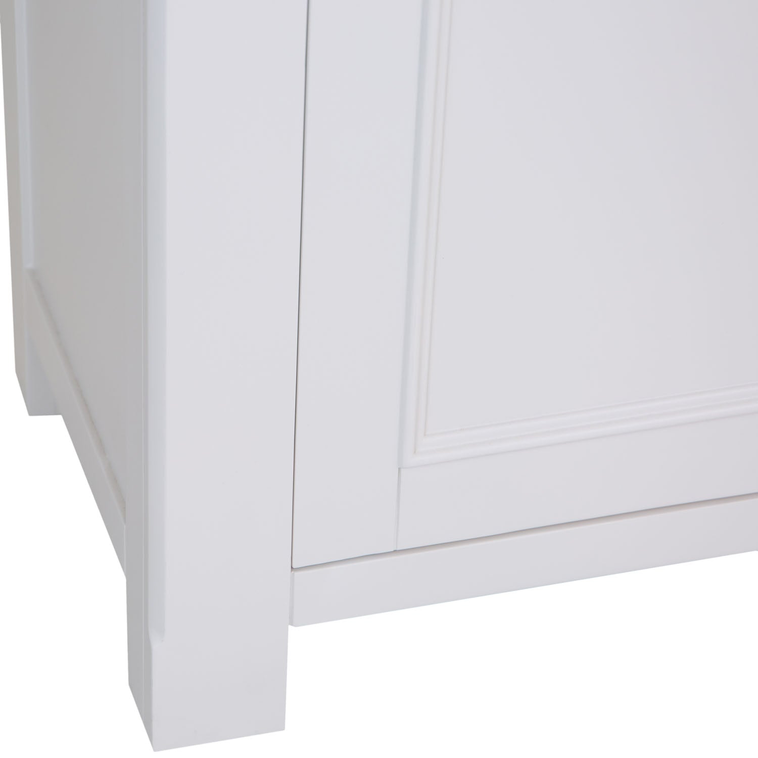 Dorset White Painted Oak 2 Door Medium Sideboard