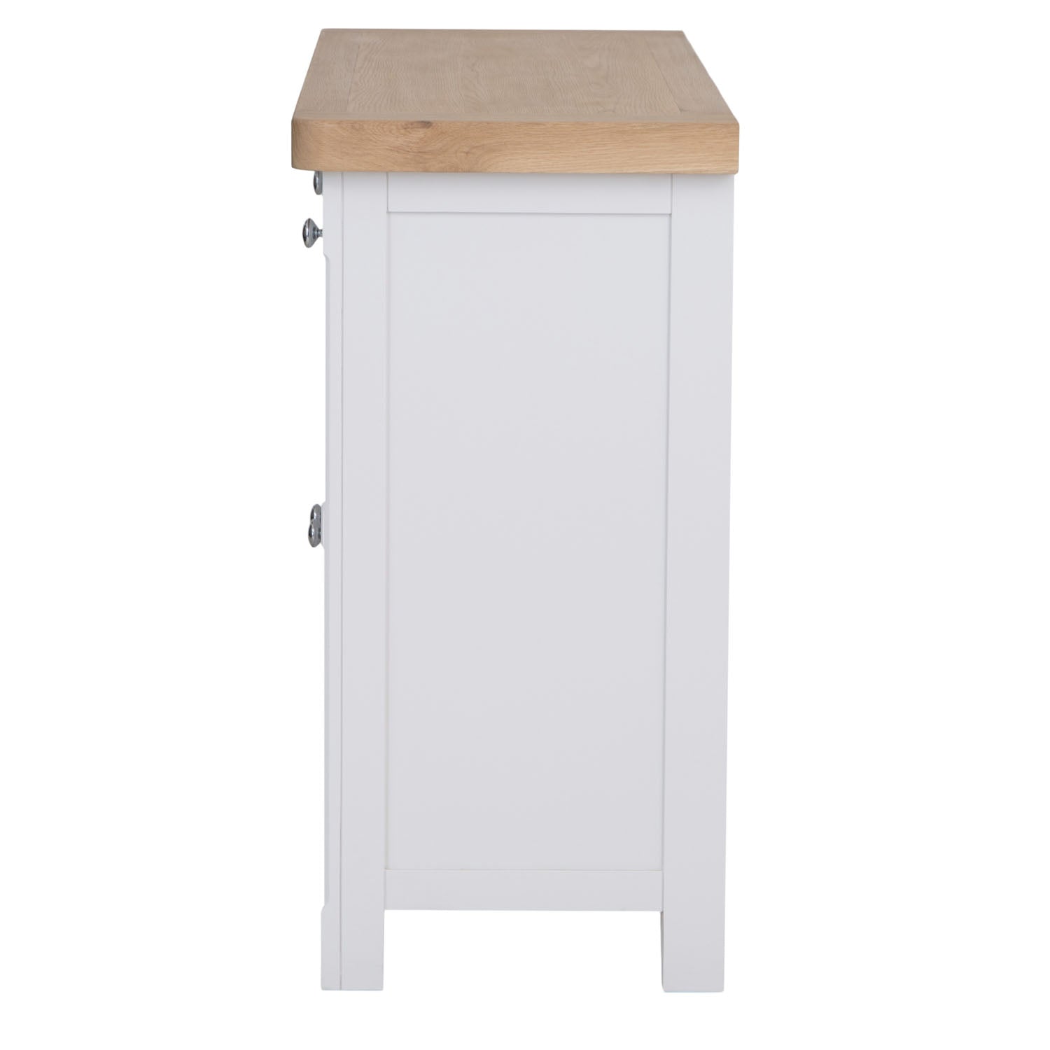 Dorset White Painted Oak 2 Door Medium Sideboard