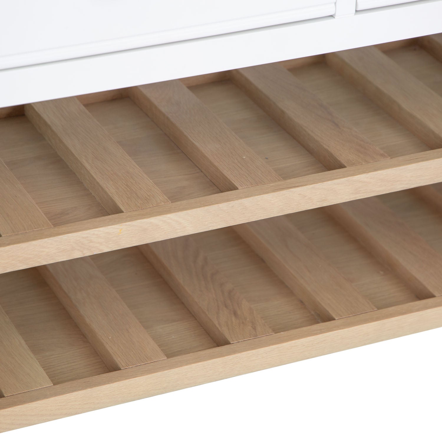 Dorset White Painted Oak Wine Cabinet