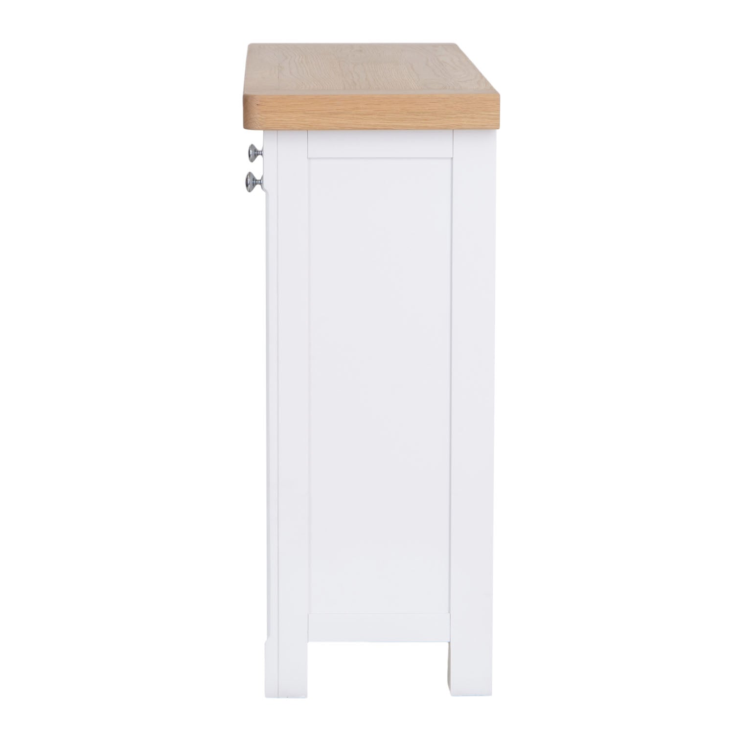 Dorset White Painted Oak Wine Cabinet