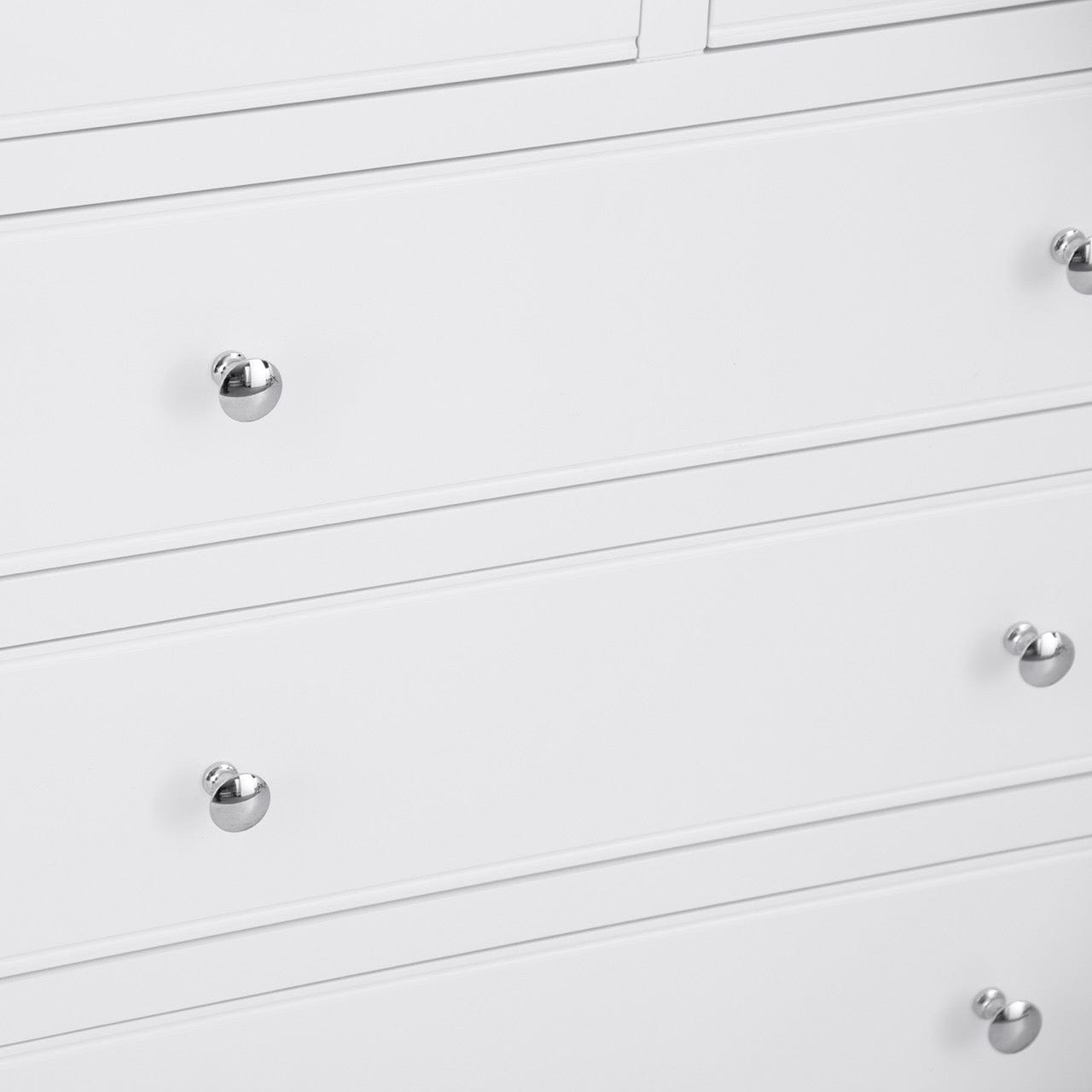 Eaton White Painted Oak 2 Over 3 Chest