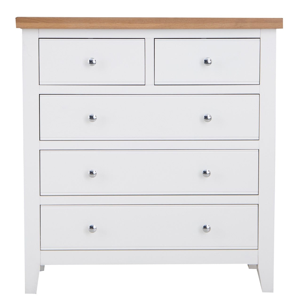 Eaton White Painted Oak 2 Over 3 Chest