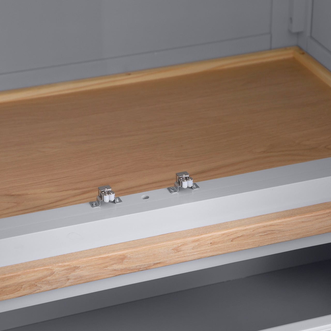 Eaton Grey Painted Oak Double Wardrobe