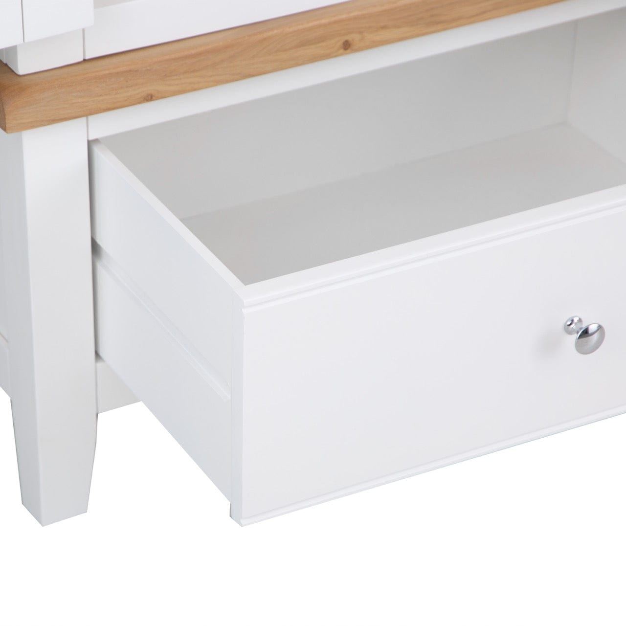 Eaton White Painted Oak 3 Door Wardrobe