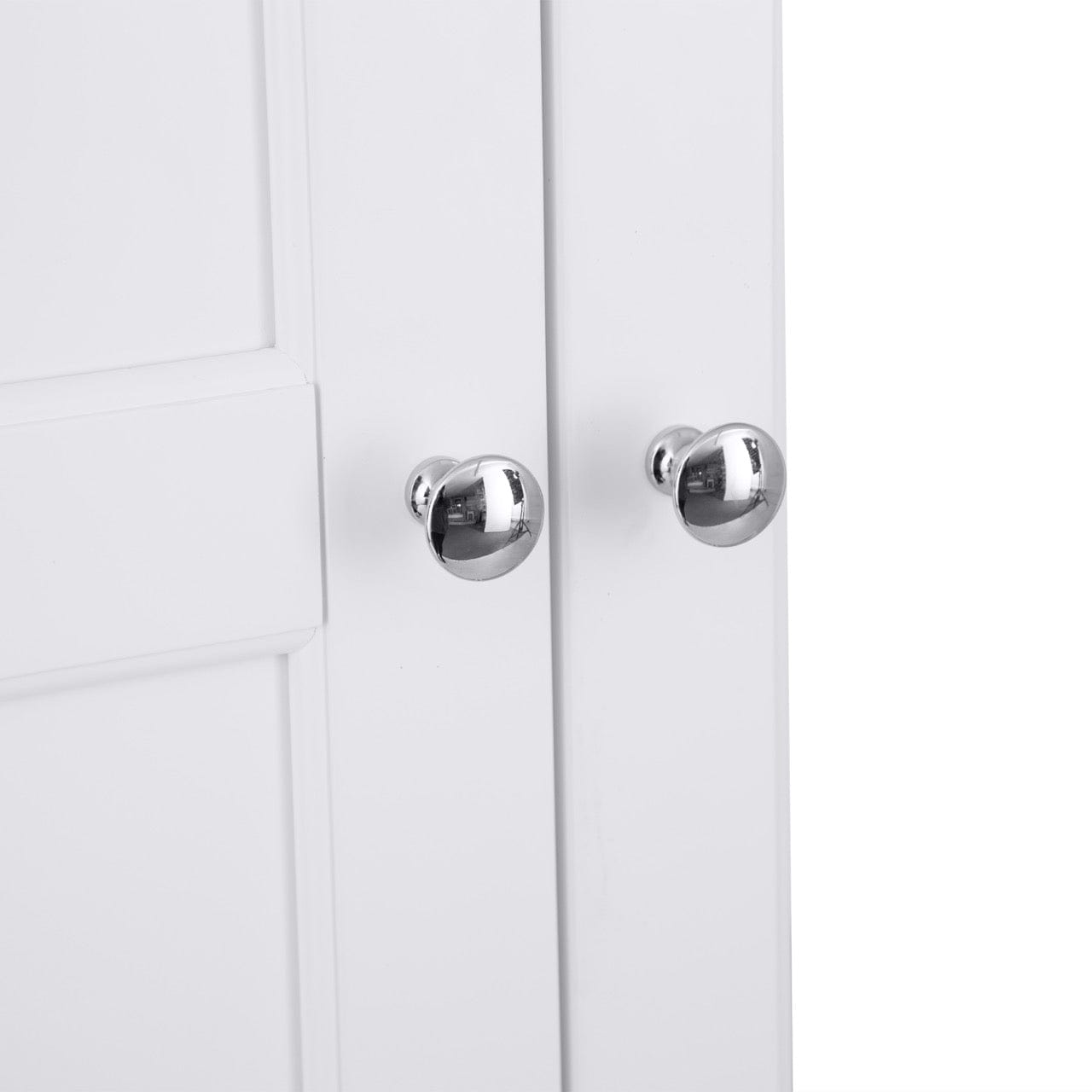 Eaton White Painted Oak 3 Door Wardrobe