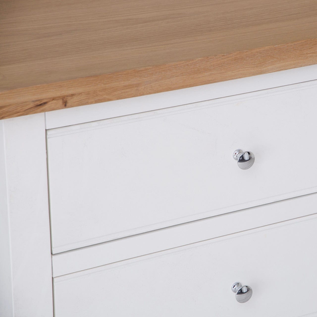 Eaton White Painted Oak 6 Drawer Chest