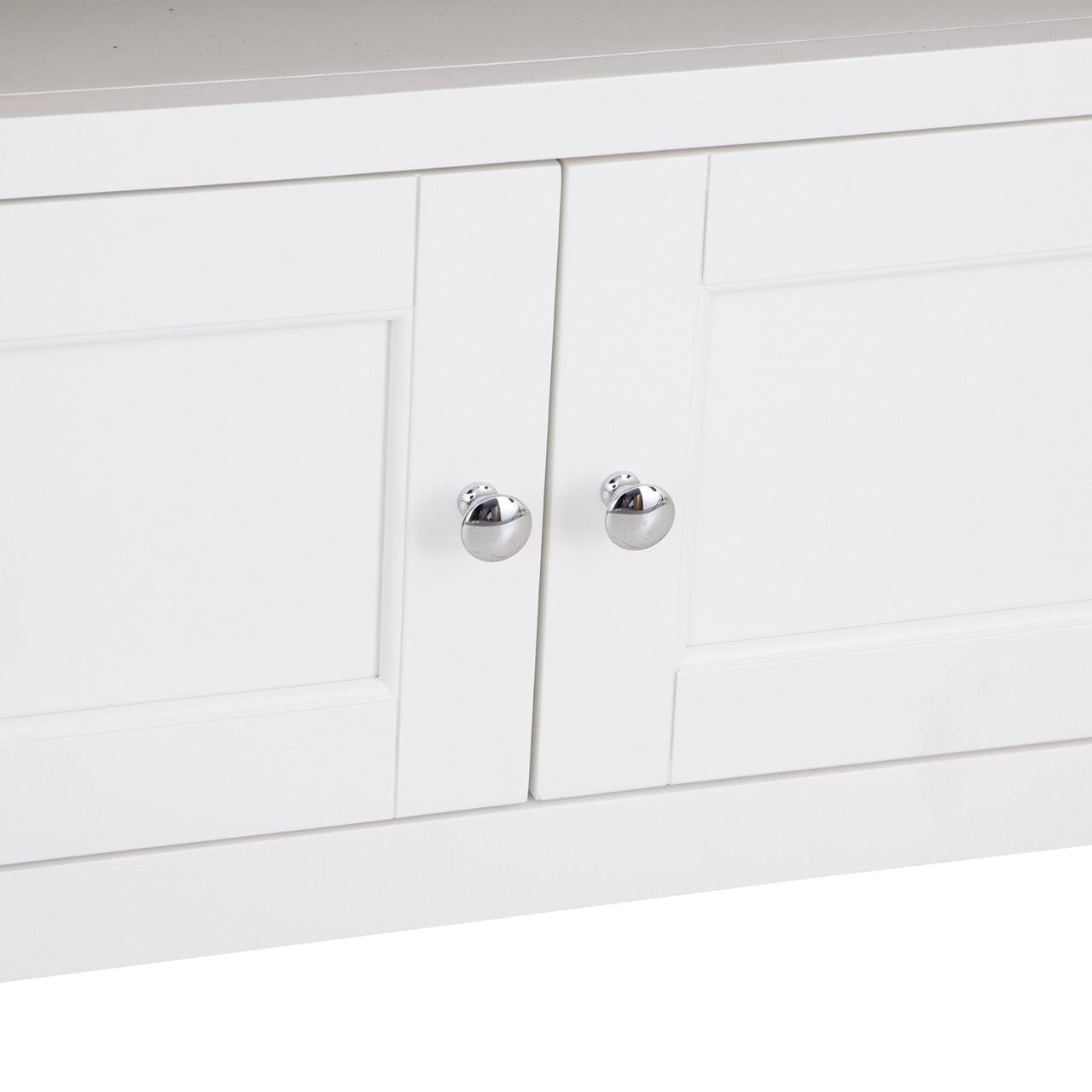 Eaton White Painted Oak Corner TV Unit