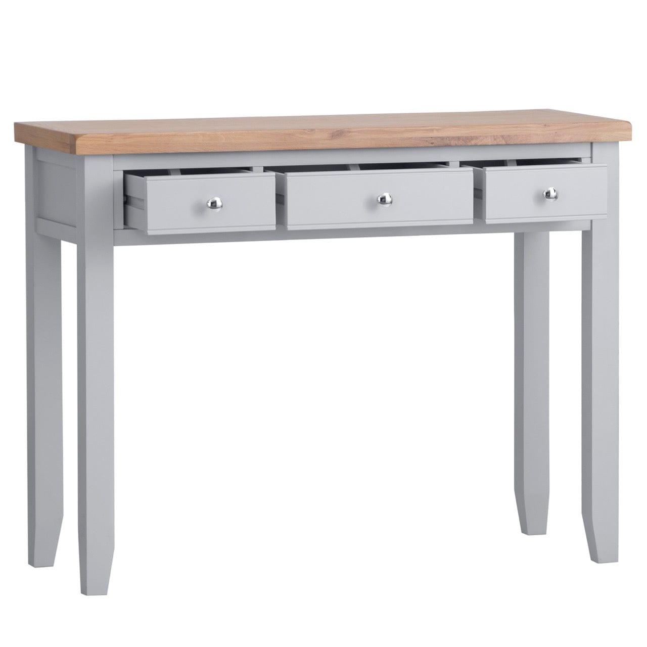 Eaton Grey Painted Oak Dressing Table