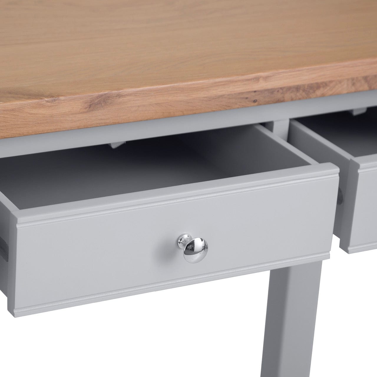 Eaton Grey Painted Oak Dressing Table