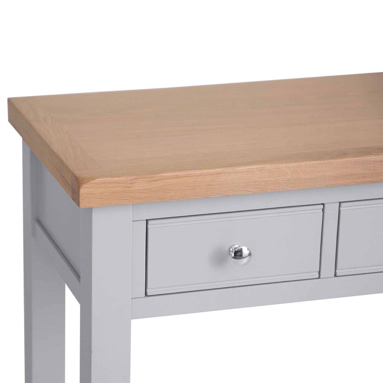 Eaton Grey Painted Oak Dressing Table