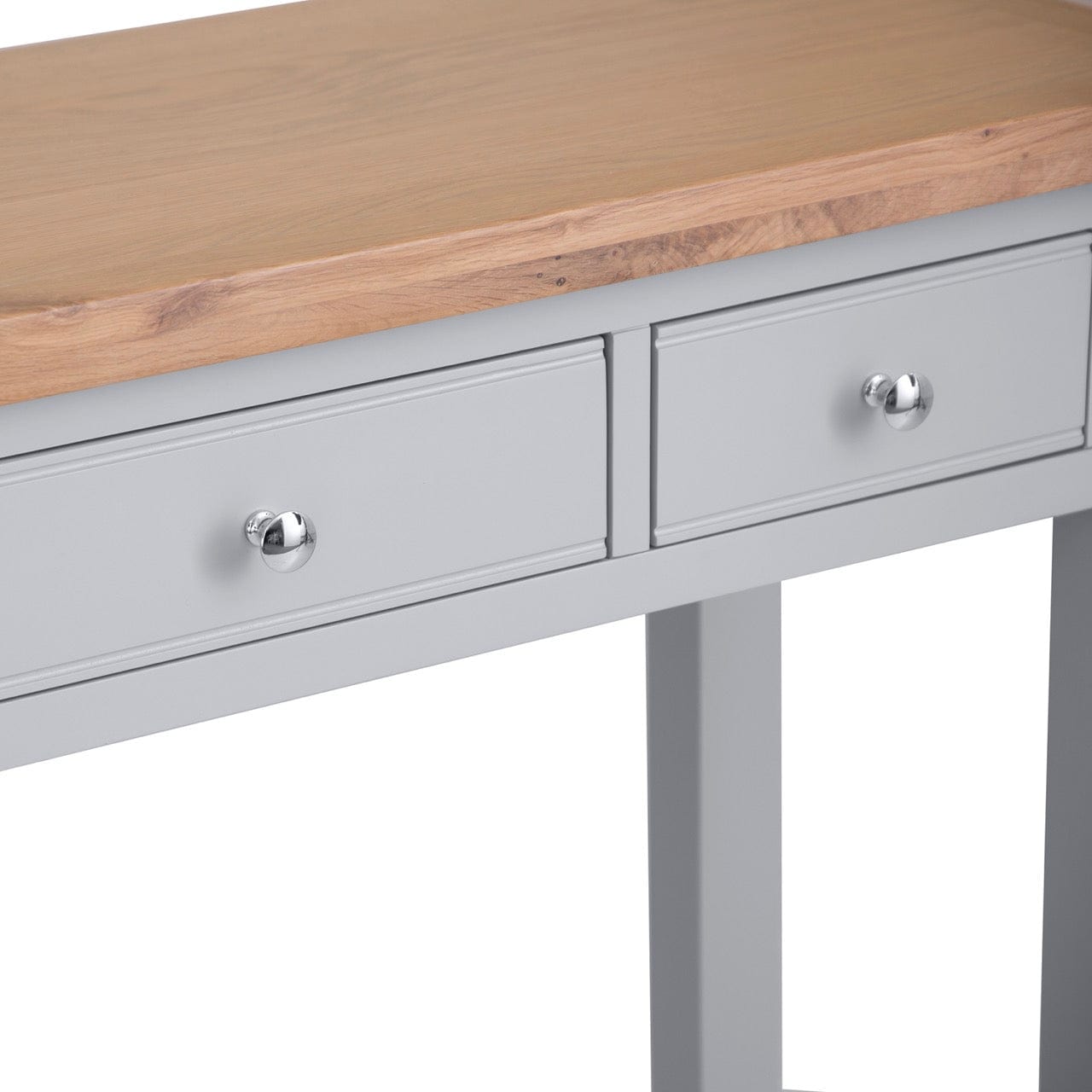 Eaton Grey Painted Oak Dressing Table