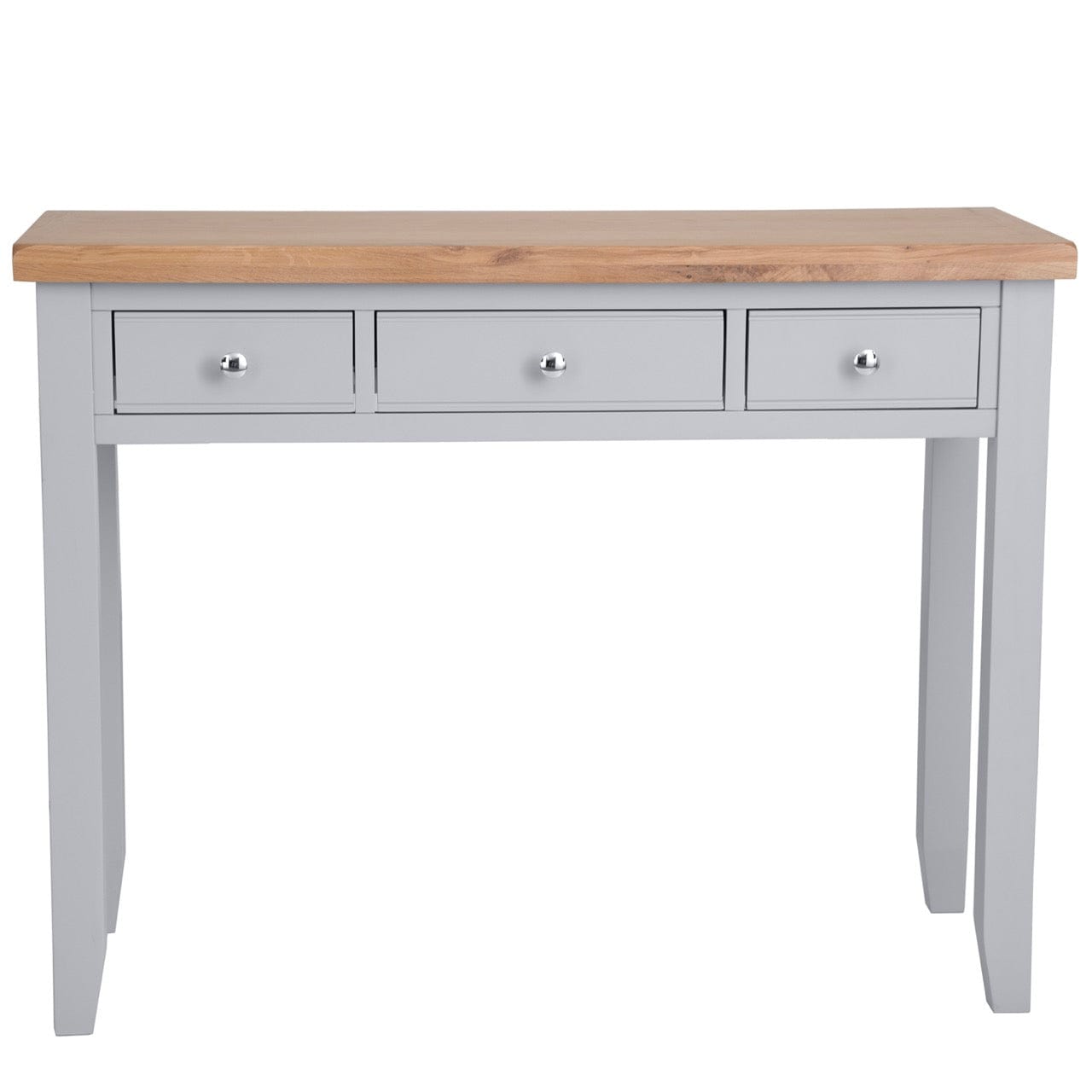 Eaton Grey Painted Oak Dressing Table