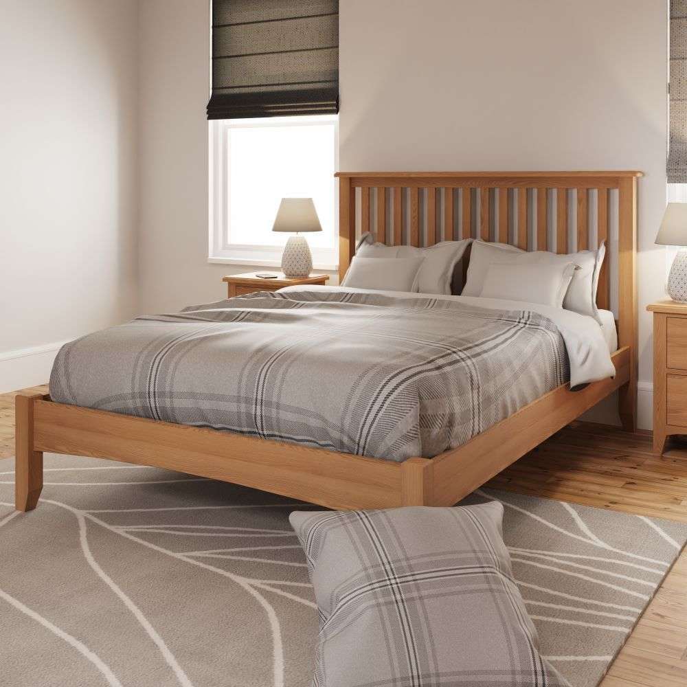 Gloucester Oak Double Bed Frame