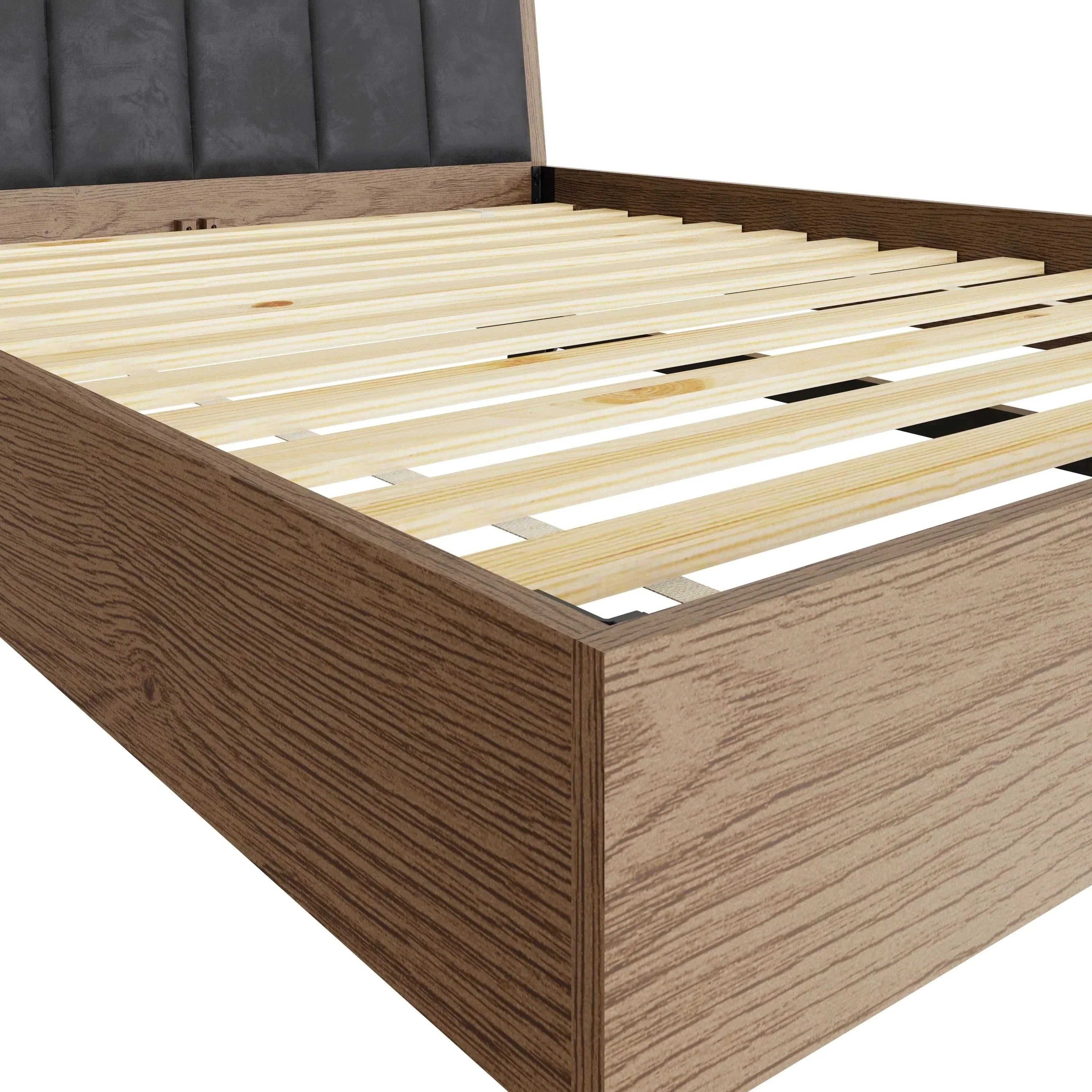 Industrial Oak 6ft Super King Size Bed Frame