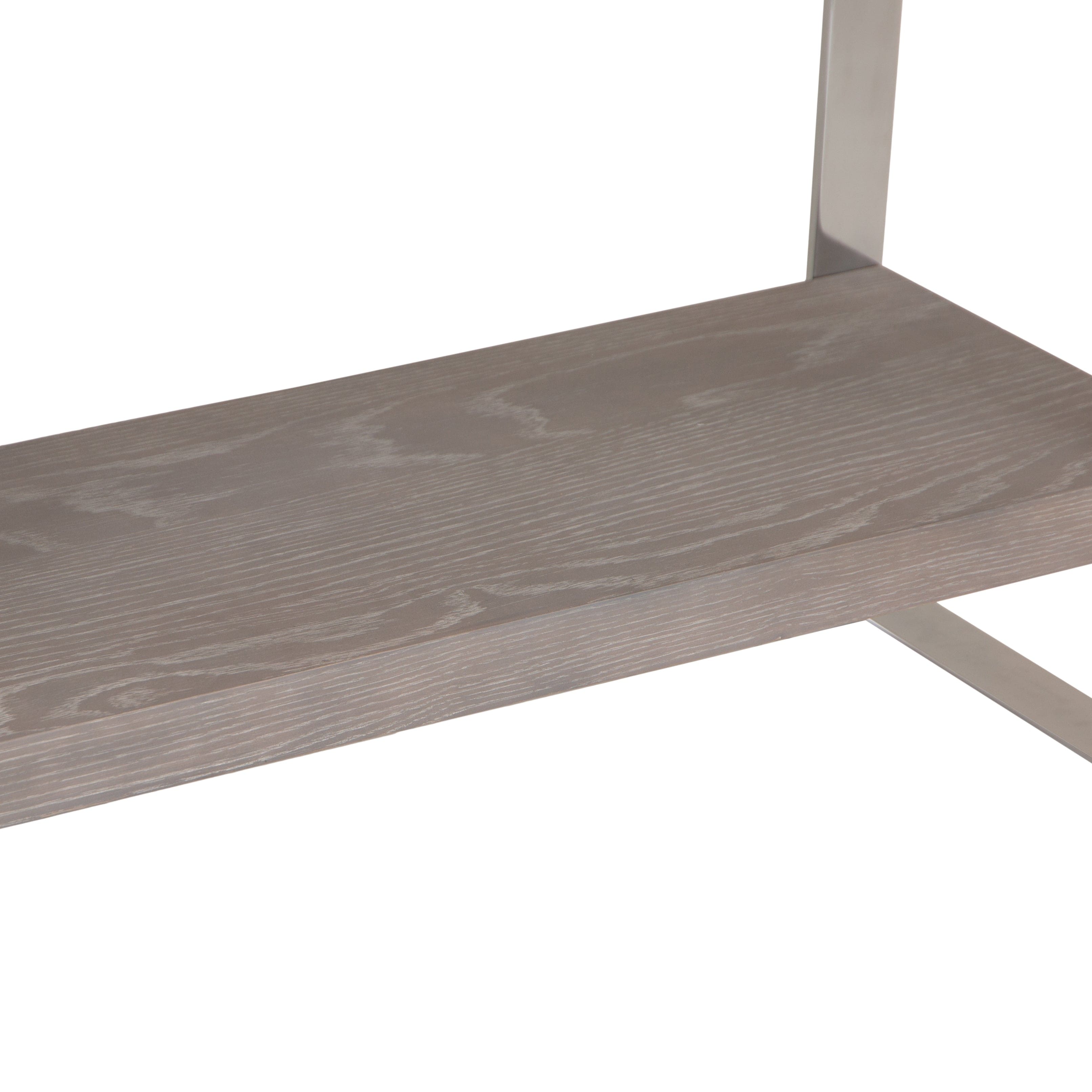 Milan Chrome & Oak Console Table