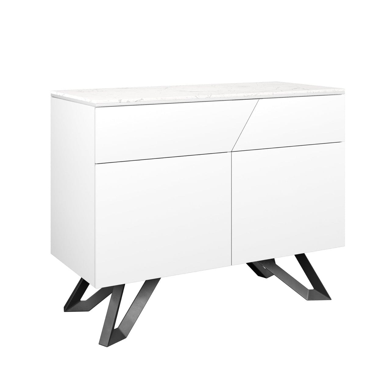 Venice Matt White 2 Door Sideboard
