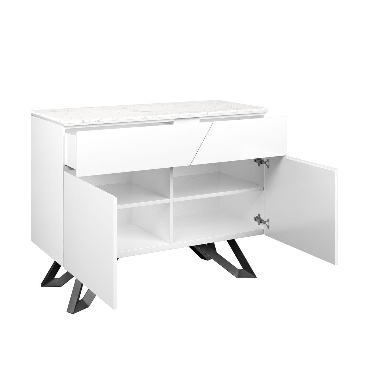 Venice Matt White 2 Door Sideboard