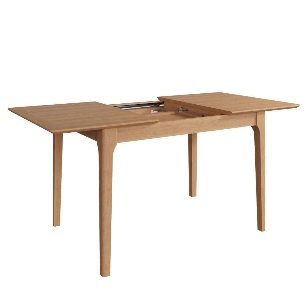 Bergen Oak 1.2m Butterfly Extending Dining Table