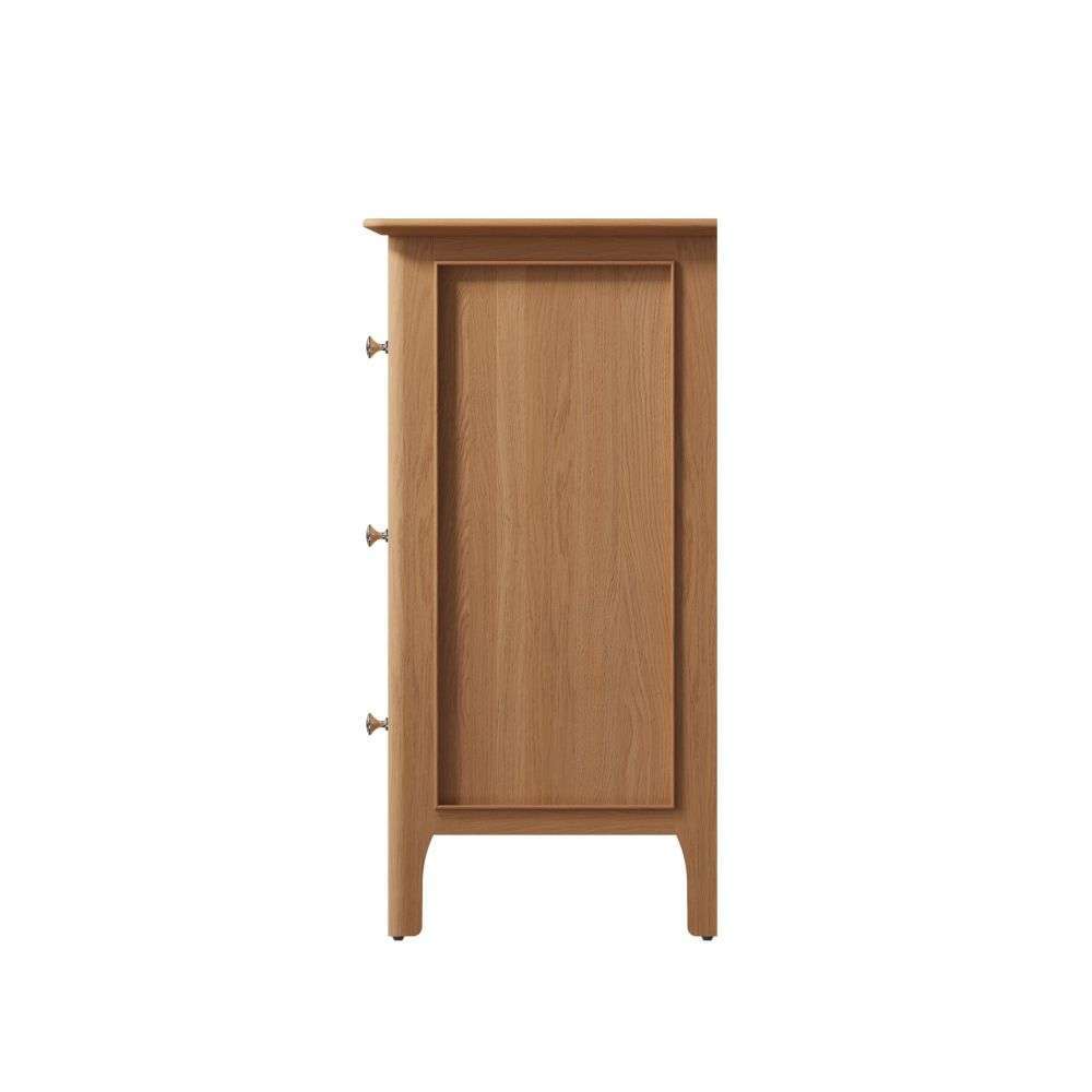 Bergen Oak Chest of 6 Drawers