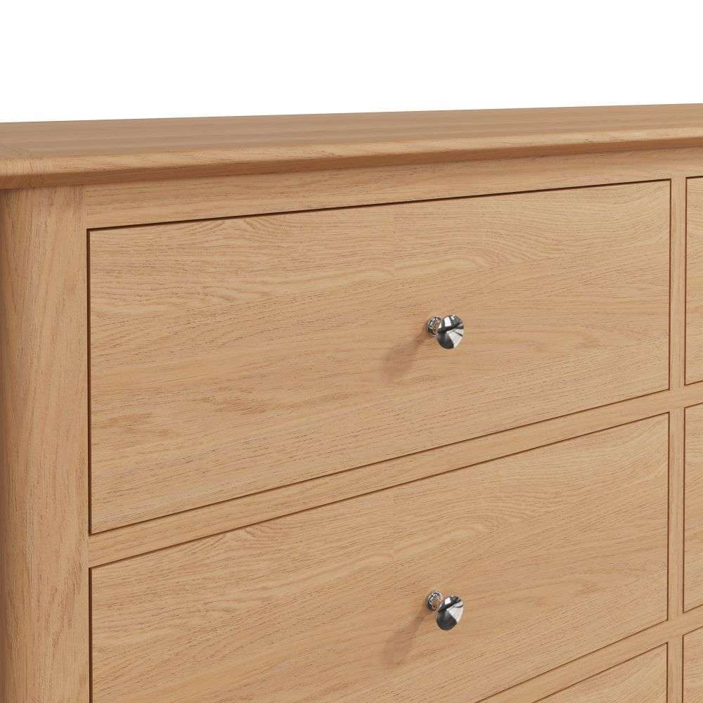 Bergen Oak Chest of 6 Drawers