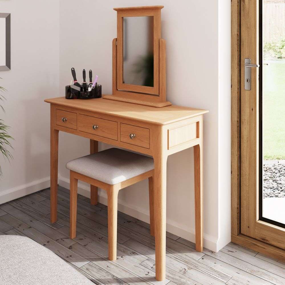 Bergen Oak Dressing Table