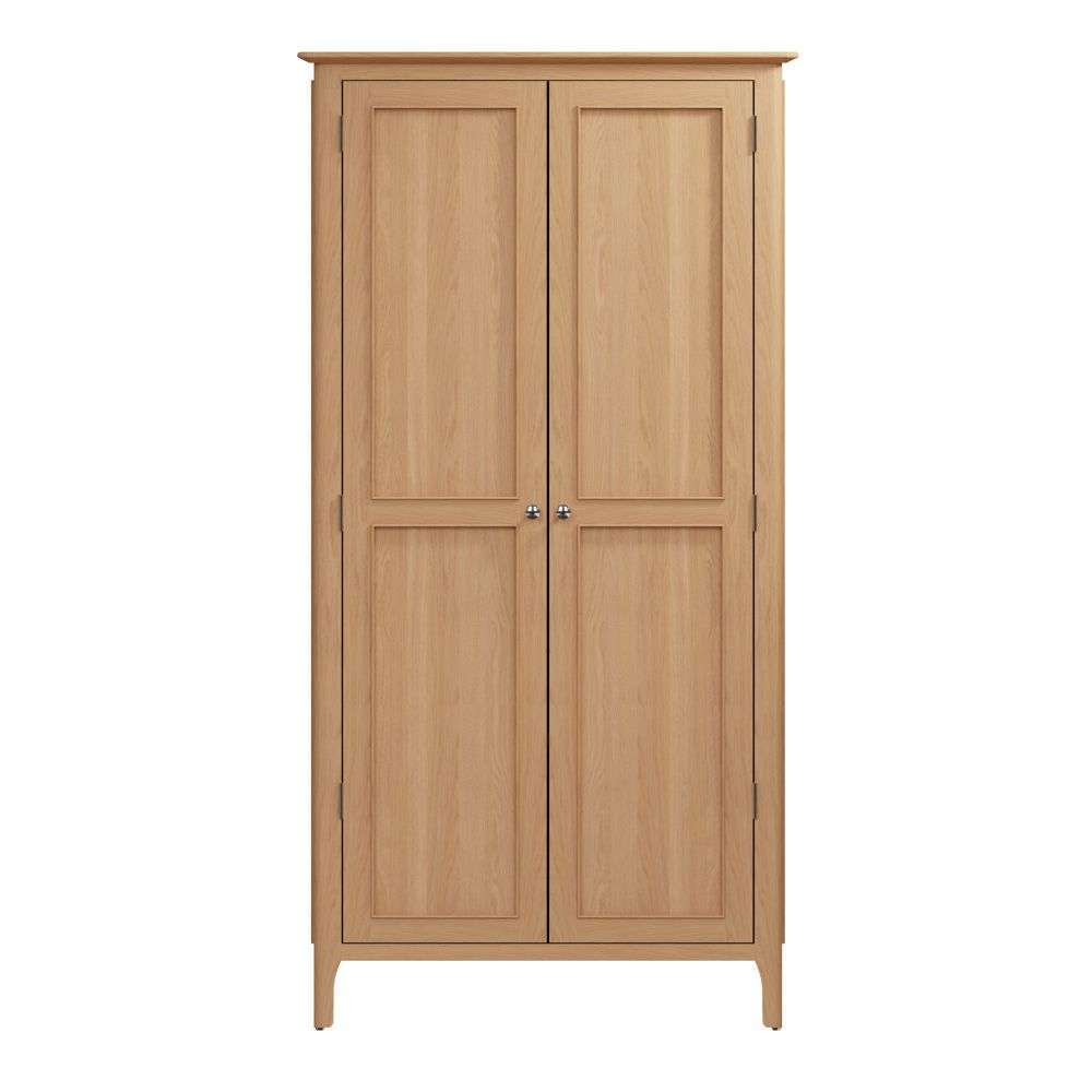 Bergen Oak Double Wardrobe