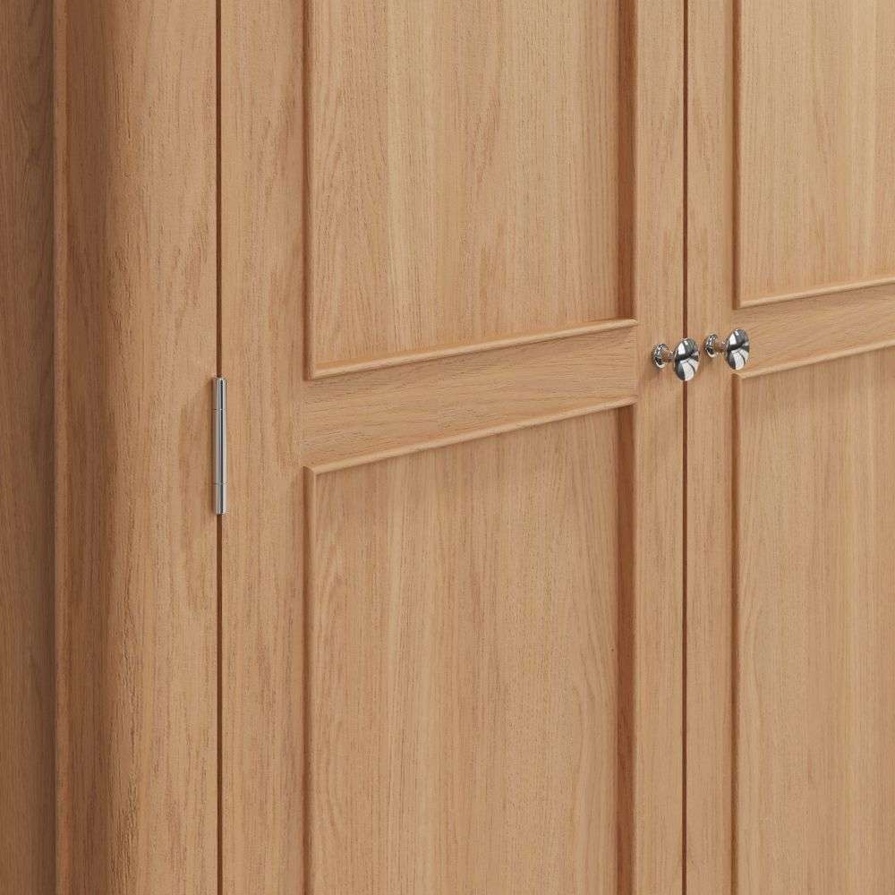 Bergen Oak Double Wardrobe