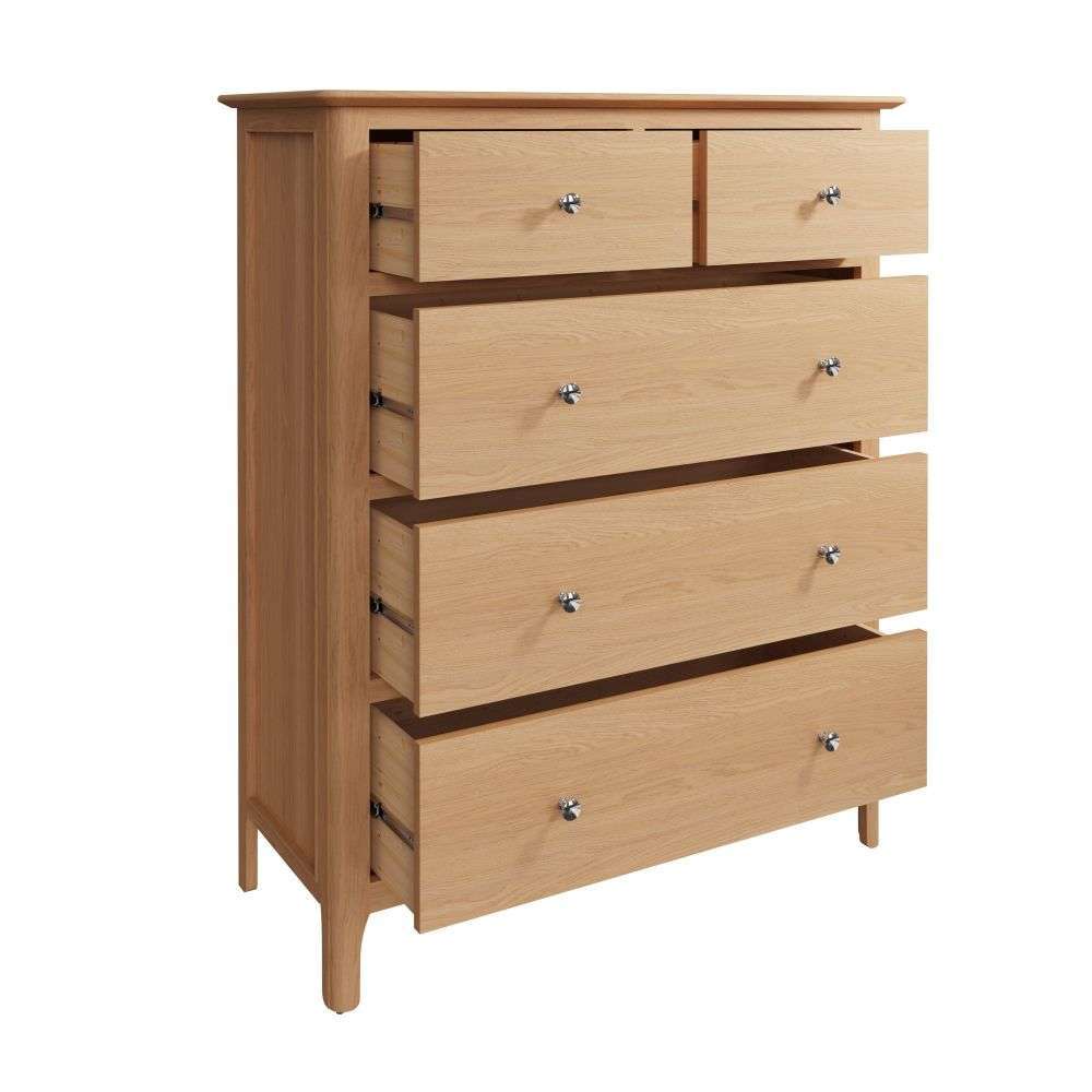Bergen Oak Jumbo 2 Over 3 Chest