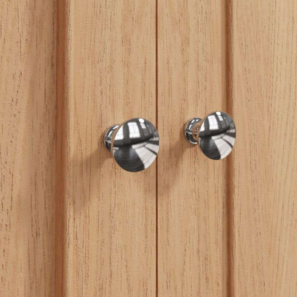 Bergen Oak Large 2 Door Wardrobe with Drawer