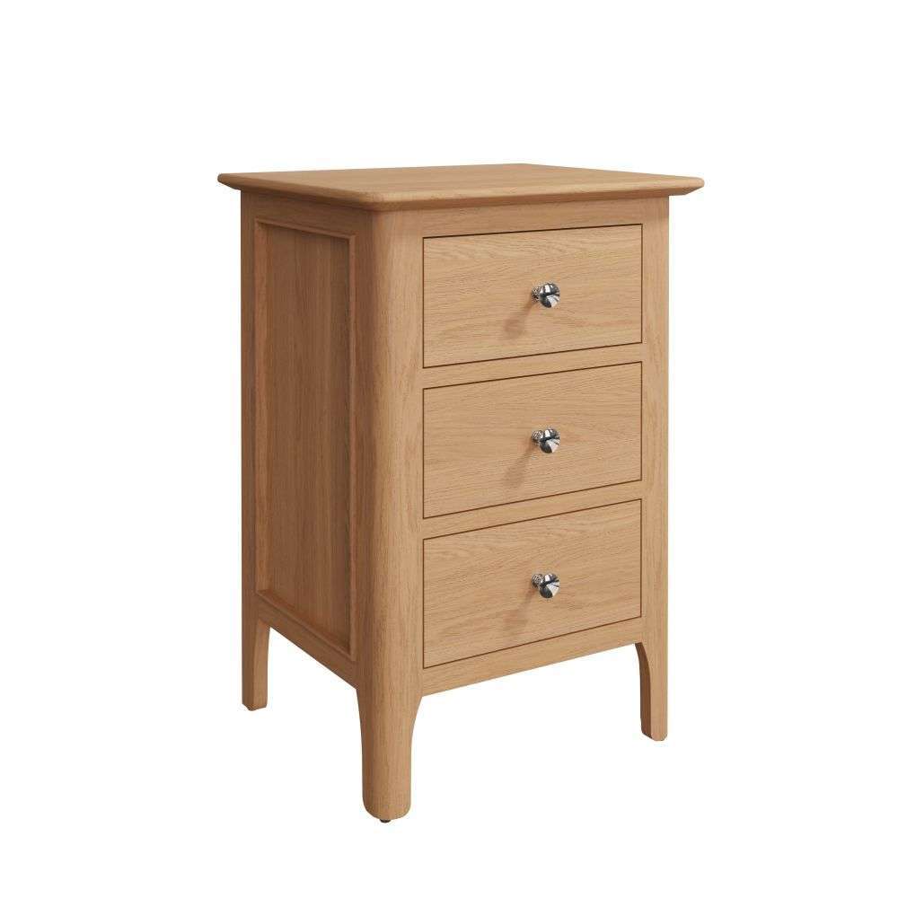 Bergen Oak Large Bedside Cabinet