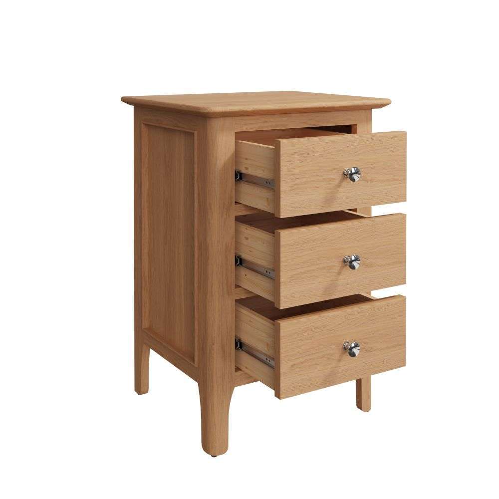 Bergen Oak Large Bedside Cabinet