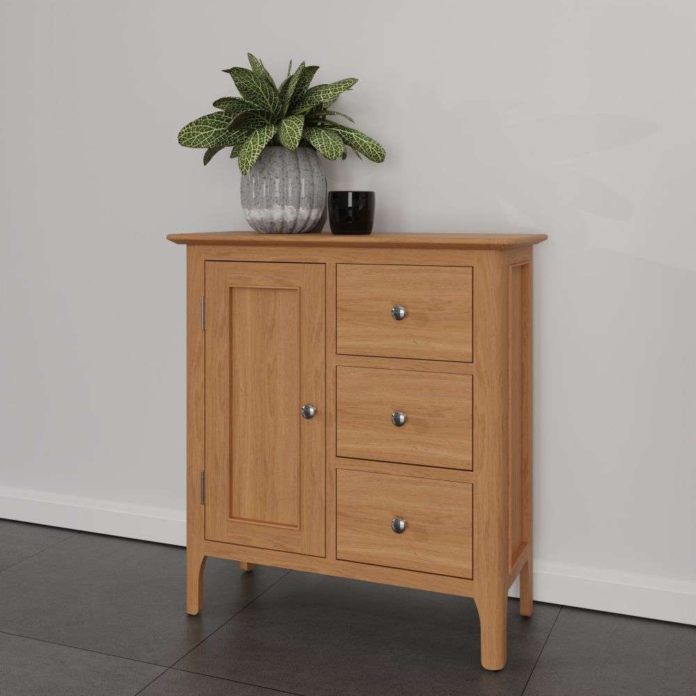 Bergen Oak Large Cupboard