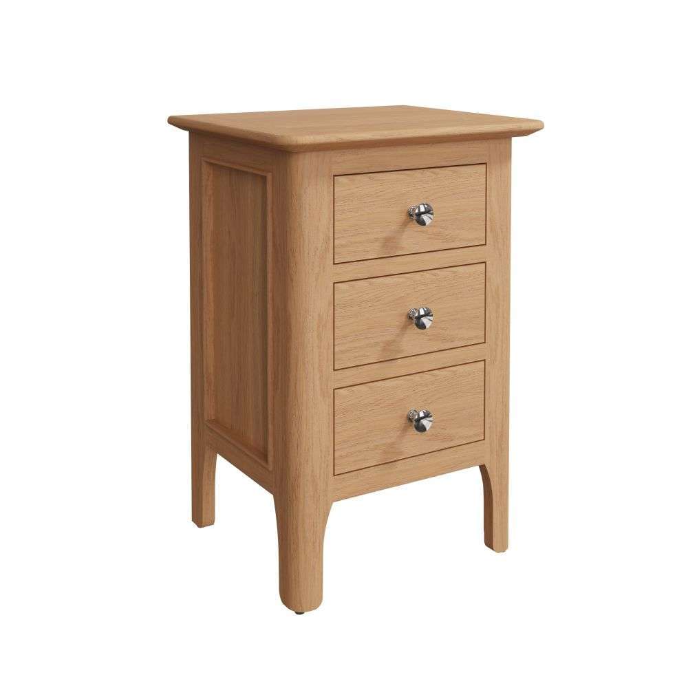 Bergen Oak Small Bedside Table