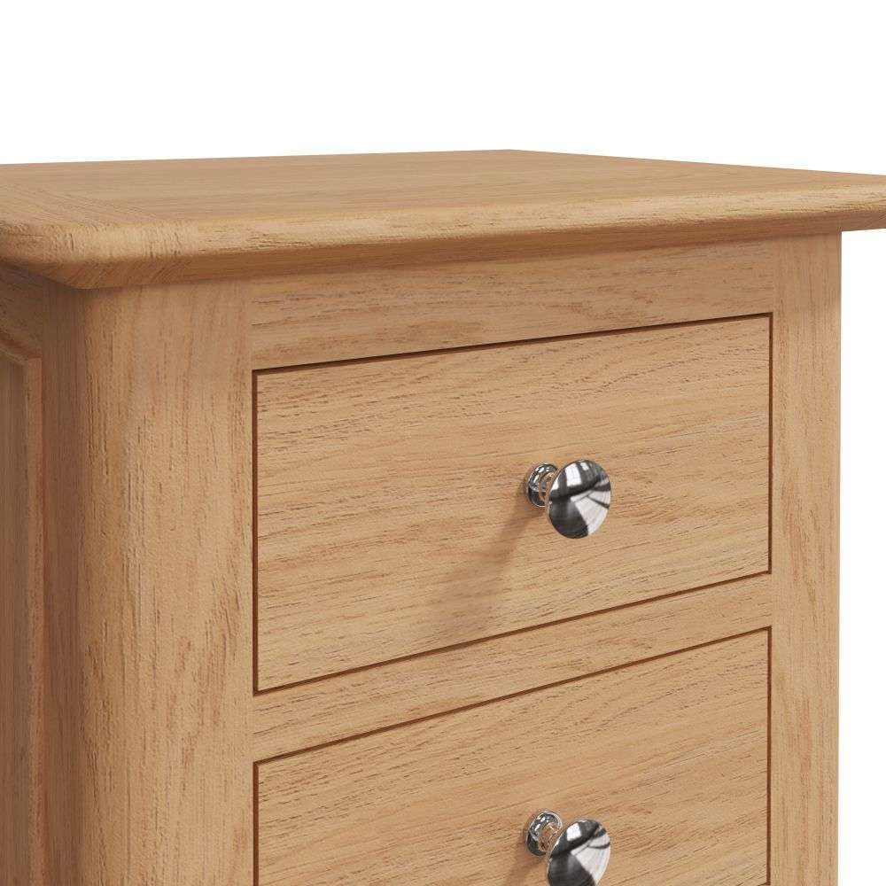 Bergen Oak Small Bedside Table