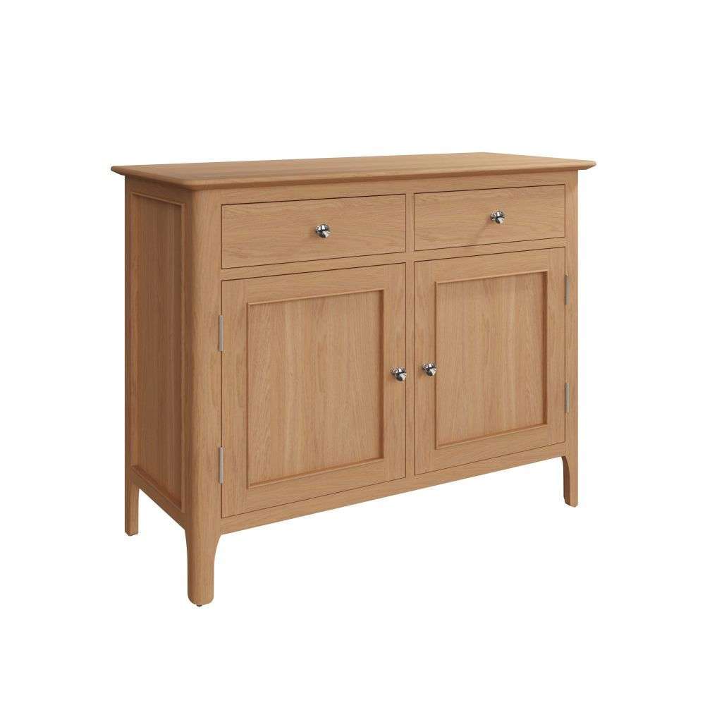 Bergen Oak Small 2 Door Sideboard