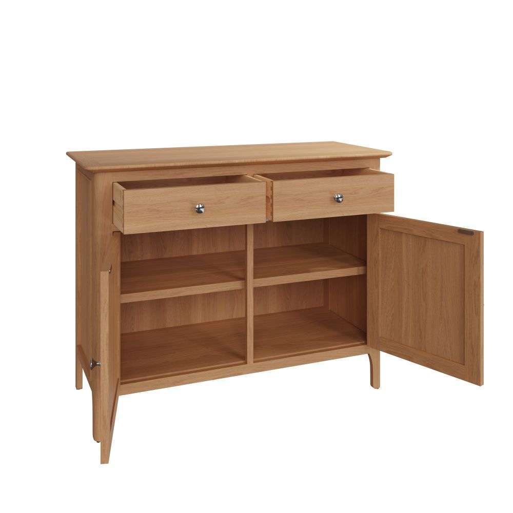 Bergen Oak Small 2 Door Sideboard