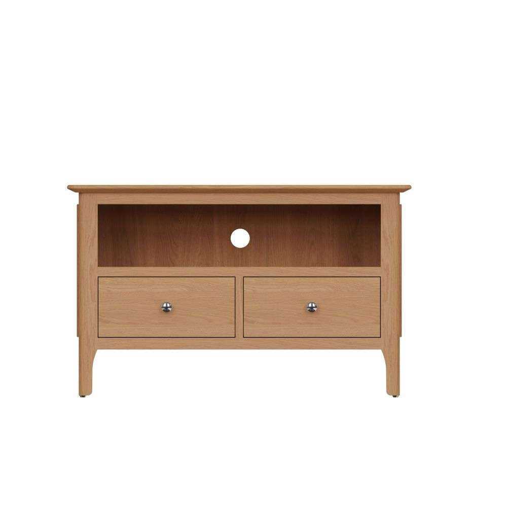 Bergen Oak Small TV Unit